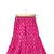 Blue & pink  embellished polyester top with sharara ethnic wear