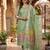 Shimmer banarasi zari weaving dress material top and dupatta with bottom