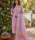 Shimmer banarasi zari weaving dress material top and dupatta with bottom