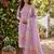 Shimmer banarasi zari weaving dress material top and dupatta with bottom