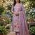 Shimmer banarasi zari weaving dress material top and dupatta with bottom