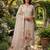 Shimmer banarasi zari weaving dress material top and dupatta with bottom