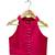 Pink & limegreen solid chanderi top with dhoti ethnic wear