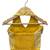Yellow & multicolour all over embroidered polyester top with palazzo ethnic wear