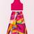 Pink & multicolour solid chanderi top with palazzo ethnic wear