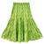 Coral & limegreen solid chanderi top with sharara ethnic wear