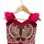 Pink & green placement embroidered  polyester top with lehenga ethnic wear