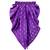 Purple embellished polyester top with dhoti ethnic wear