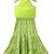 Limegreen solid chanderi top with sharara ethnic wear