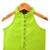 Limegreen solid chanderi top with sharara ethnic wear