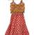Mustard & red  printed cotton  top with sharara ethnic wear