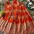 Orange banarasi silk kids lehenga choli set with zari jacquard work for girls
