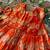 Orange banarasi silk kids lehenga choli set with zari jacquard work for girls