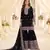Black chinon sharara salwar suit
