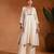 Ivory embroidered cotton lurex kurta set