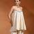 Ivory embroidered cotton jacquard co ord set