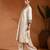 Ivory embroidered lurex jacquard kurta set