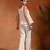 Ivory jute cotton co ord set