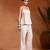 Ivory jute cotton co ord set