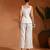 Ivory jute cotton co ord set