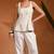 Ivory jute cotton co ord set