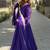 Purple blooming sharara set with sequins & zari work