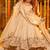 Heavy white silk gown & palazzo set
