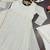 White lucknowi special premium georgette anarkali suit set (3 pcs)