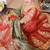 Orange fandy satin luxury anarkali set