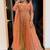 Star georgette Gown set & zari work