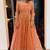 Star georgette Gown set & zari work