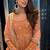 Star georgette Gown set & zari work