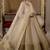 Off-white georgette palazzo set & zari work