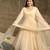 Off-white georgette palazzo set & zari work
