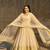 Off-white georgette palazzo set & zari work