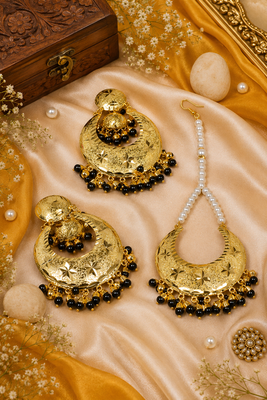 Punjabi Chandbali & Maang Tikka Set 1