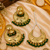 Gold plated chandbali set