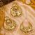 Punjabi earrings & maang tikka