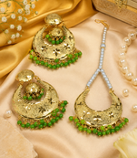 Ethnic chandbali earrings set