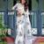 off white  ready to wear saree with  blouse