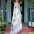 off white  ready to wear saree with  blouse