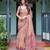 pink  ready to wear saree with  blouse