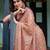 pink  ready to wear saree with  blouse