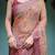 pink  ready to wear saree with  blouse