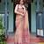 pink  ready to wear saree with  blouse
