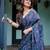 blue  ready to wear saree with  blouse