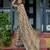 light yellow  ready to wear saree with  blouse