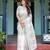 off white  ready to wear saree with  blouse
