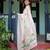 off wite  multi ready to wear saree with  blouse