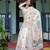 off wite  multi ready to wear saree with  blouse
